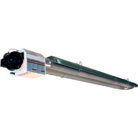 COMBUSTION RESEARCH CORPORATION Omega II® Propane Gas Infrared U Tube Heater, 80' Tube Length, 200000 BTU 0945.40LP.U